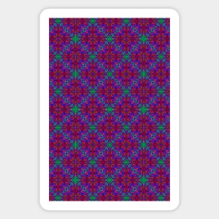 Jeweled Plaid Sticker